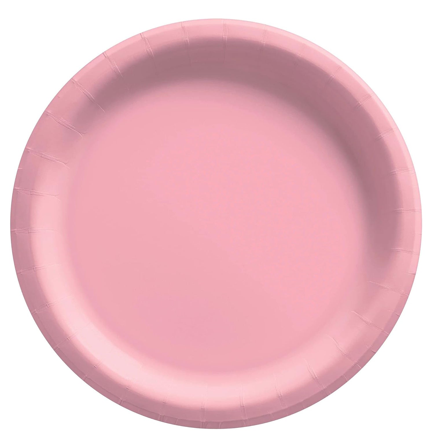 New Pink Round Paper Plates 10in 20pcs