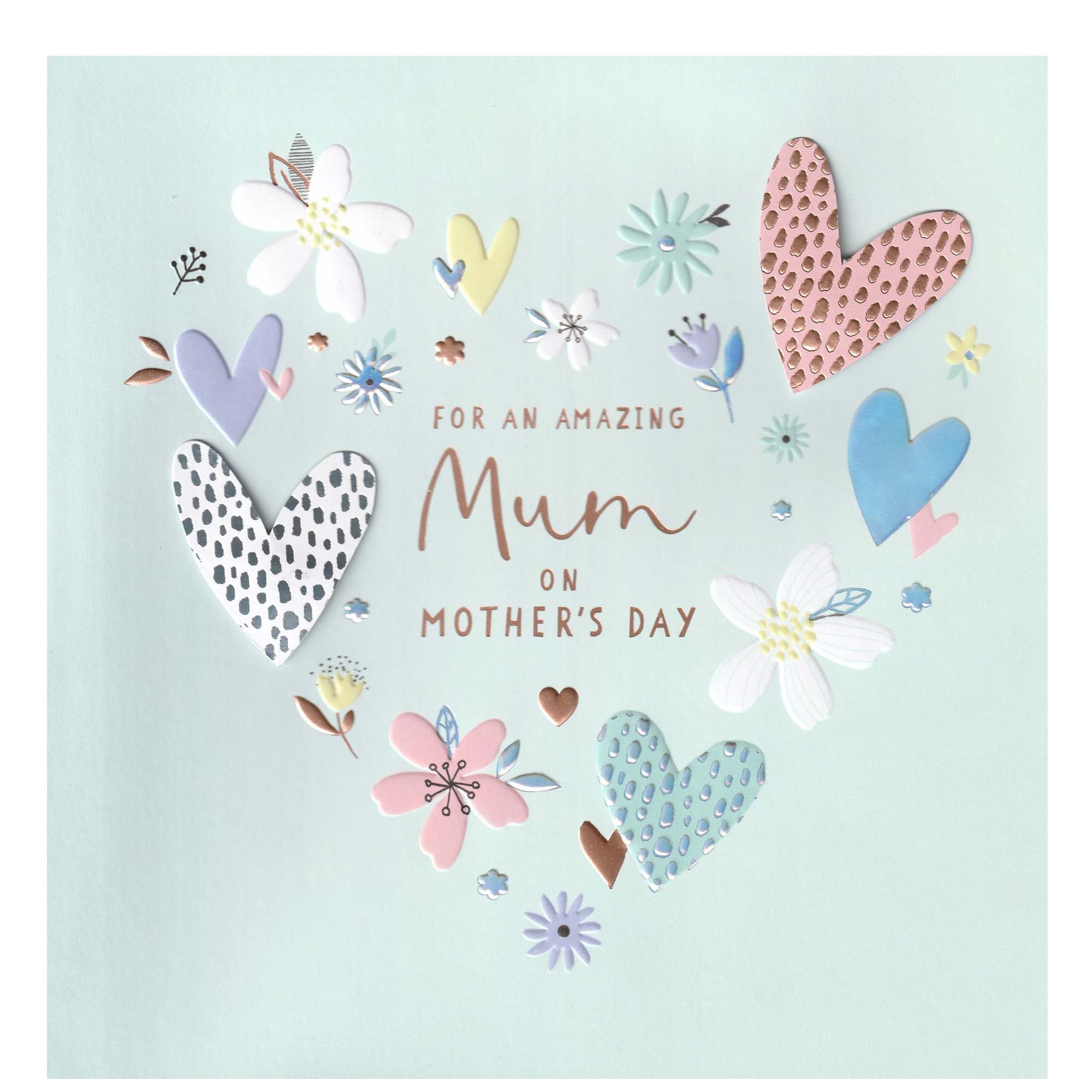For An Amazing Mum On Mothers Day Greeting Card