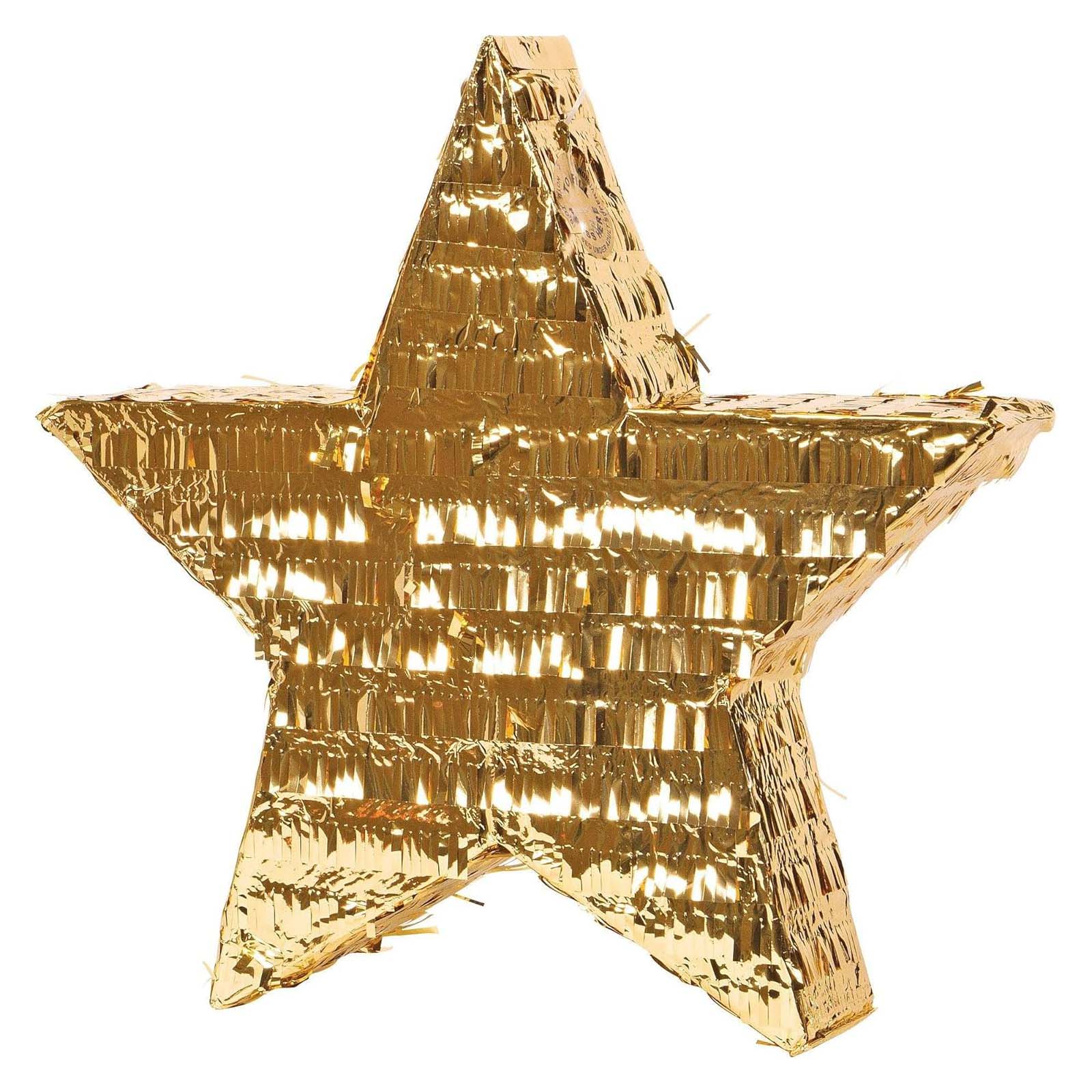 Gold Star Foil Deluxe Piñata