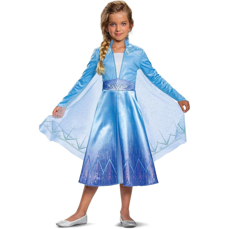 Child Disney Frozen 2  Elsa Deluxe Dress Up Costume