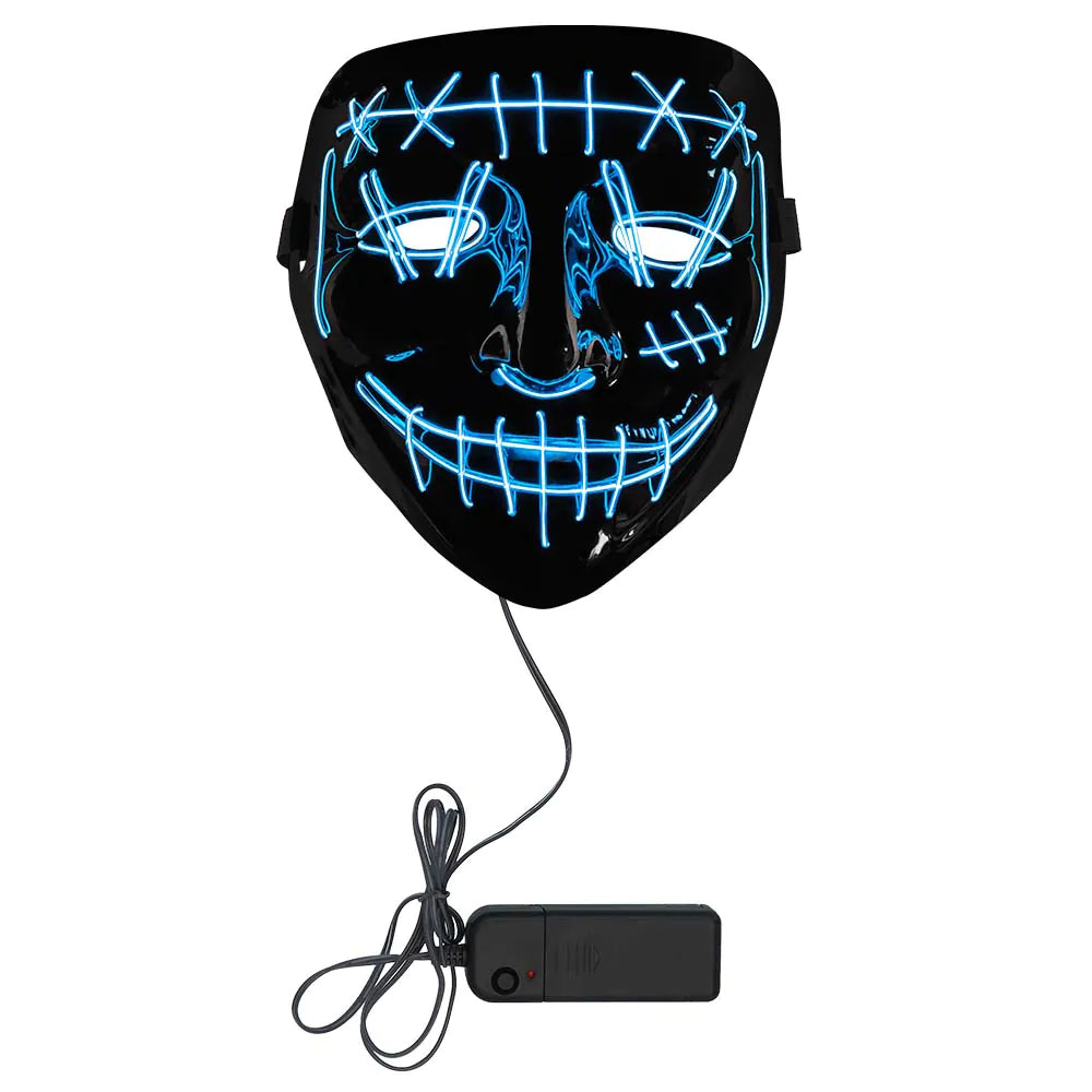 Adult Blue Led Killer Smile Mask
