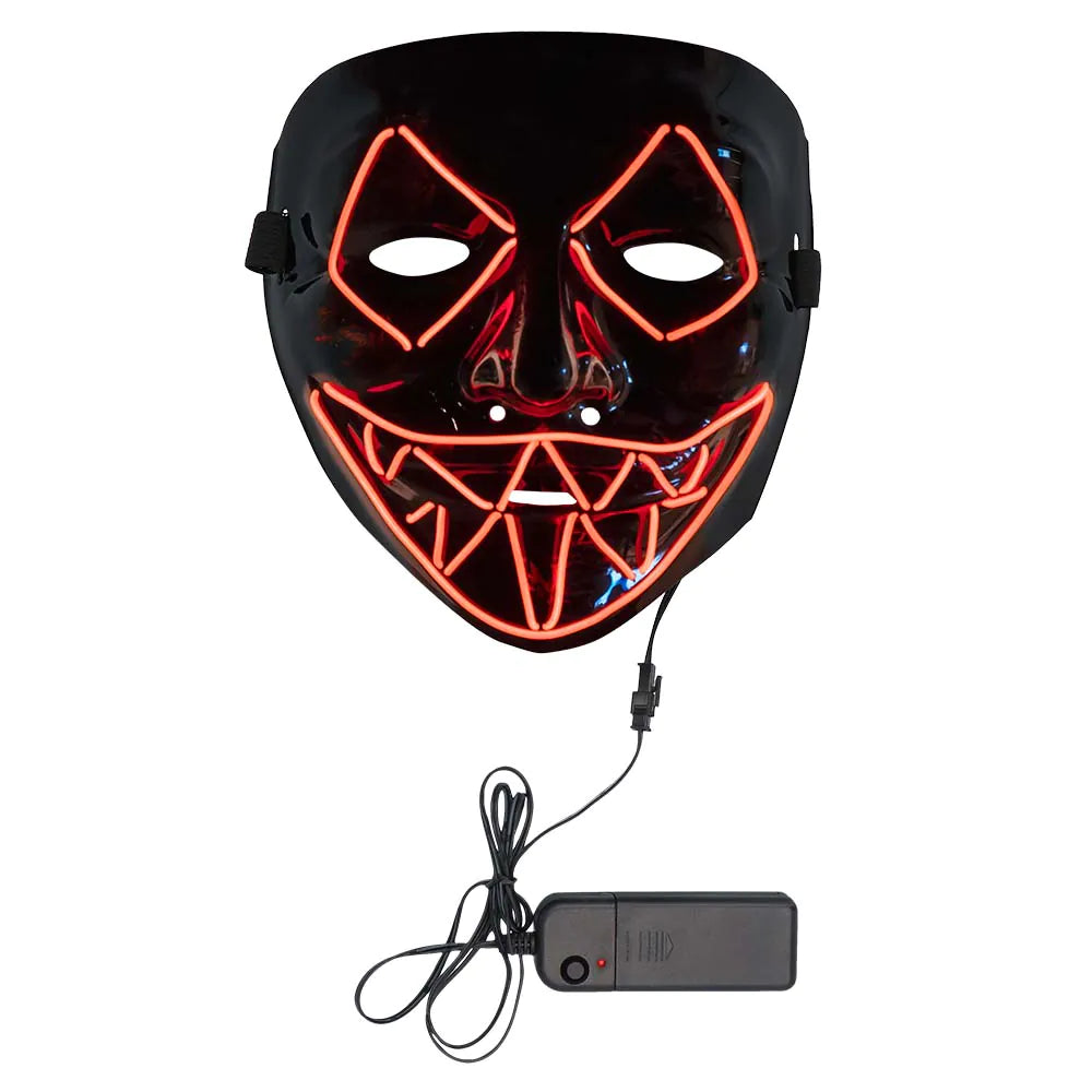 Adult Red Led Killer Smile Mask