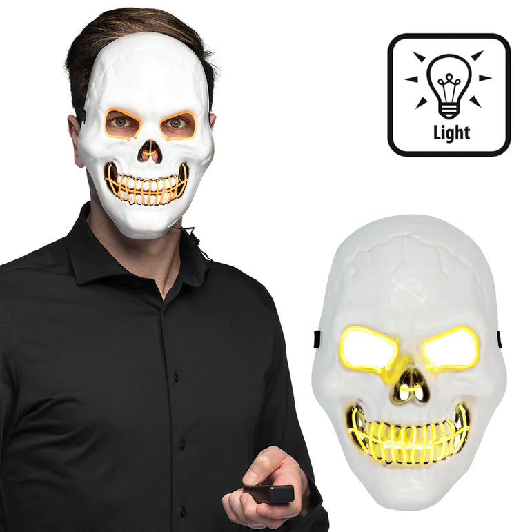 Adult LED Killer Skull Mask