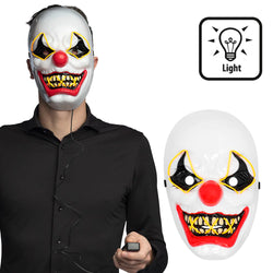 Adult LED Killer Clown Mask