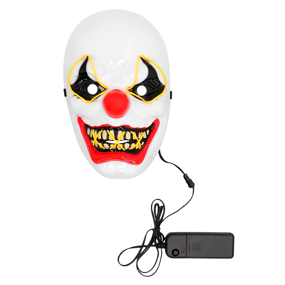 Adult LED Killer Clown Mask