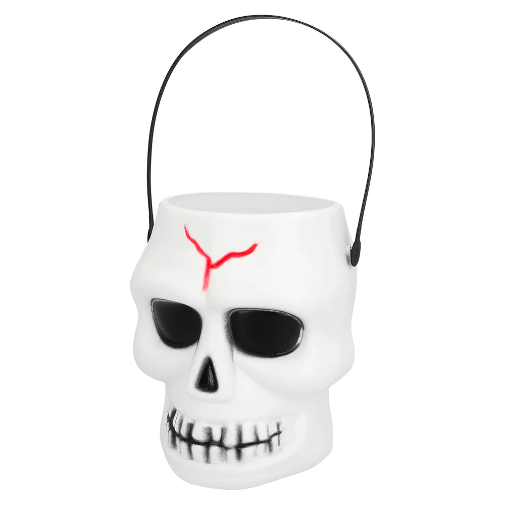 White Skull Bucket