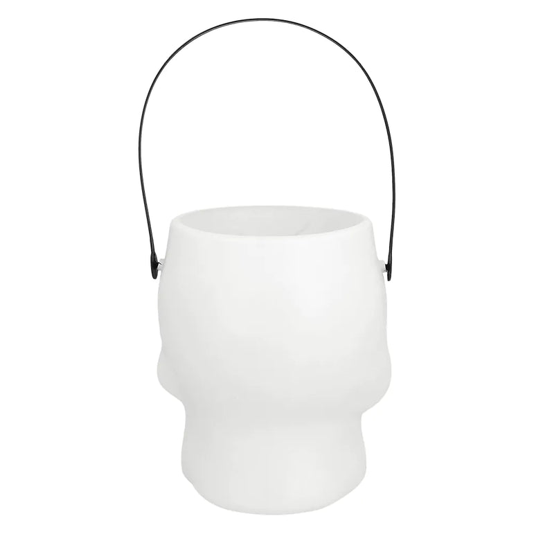 White Skull Bucket