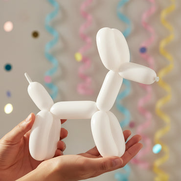 Frosty White Standard E260 Late Balloons 100pcs