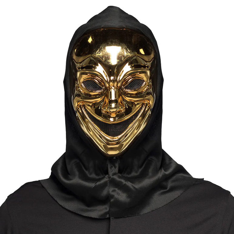 Adult Crazy Killer With Hood Face Mask