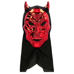 Adult Blinding Devil With Hood Face Mask