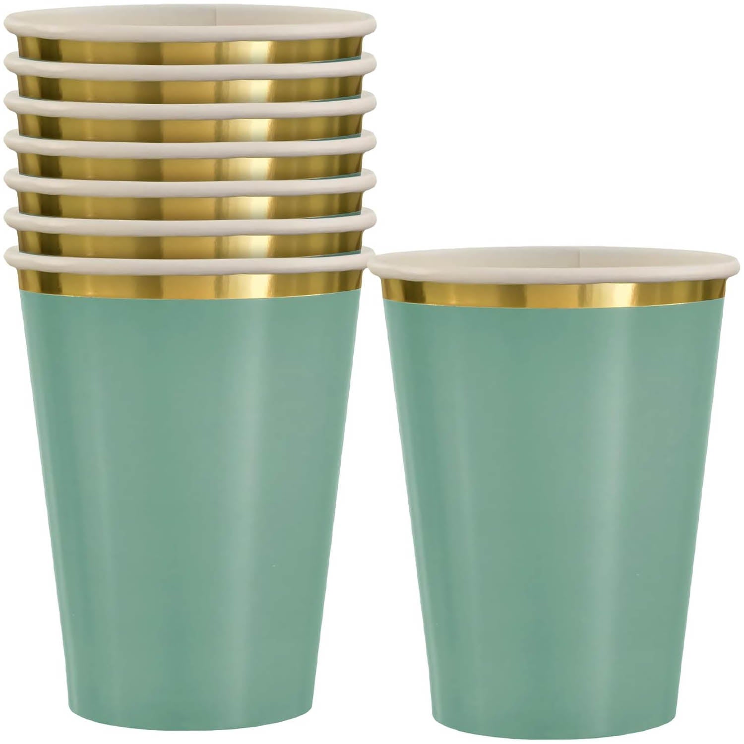 Willow Hot Stamped Paper Cups 12oz 8pcs