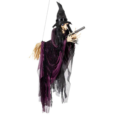 Flying Witch Hanging Decoration 65cm