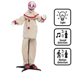 Scary Clown Standing Decoration 153cm
