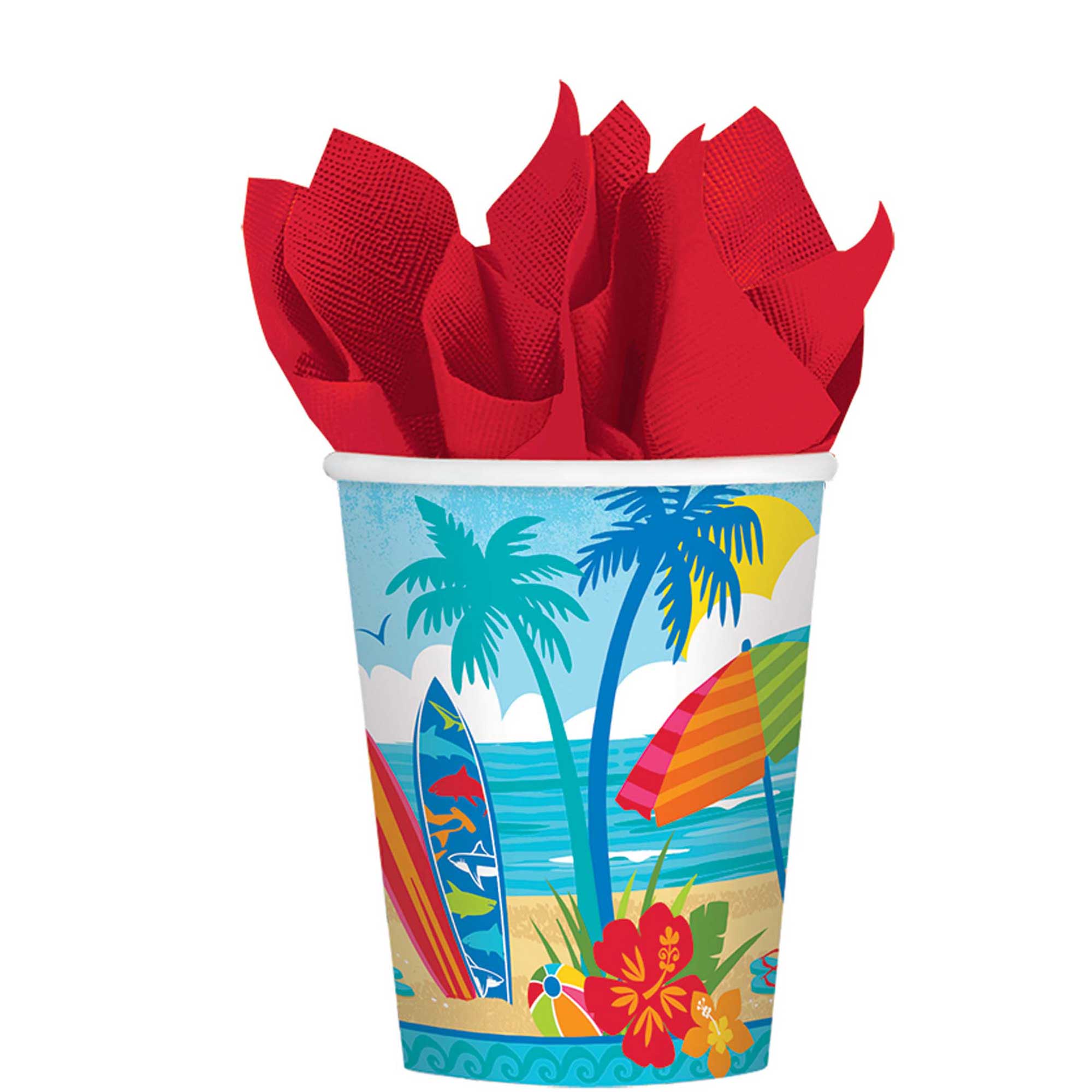 Sun and Surf Paper Cups 9oz
