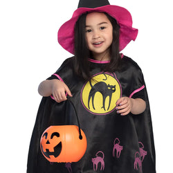 LED Orange Pumpkin Bucket