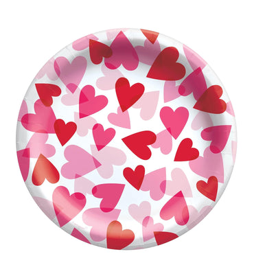 Hearty Party Midcount Round Paper Plates 8in 20pcs