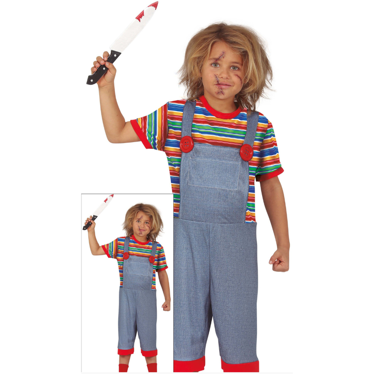 Child Rag Doll Jumpsuit T-shirt Boy Costume