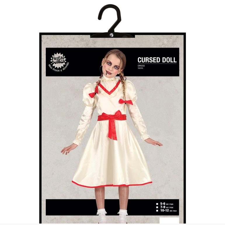 Child Cursed Doll Girl Costume