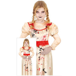Child Devil Killer Doll Girl Costume