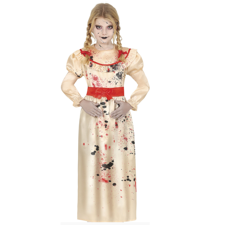 Child Devil Killer Doll Girl Costume