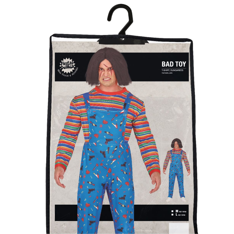 Adult Bad Toy Jumpsuit Man Costume