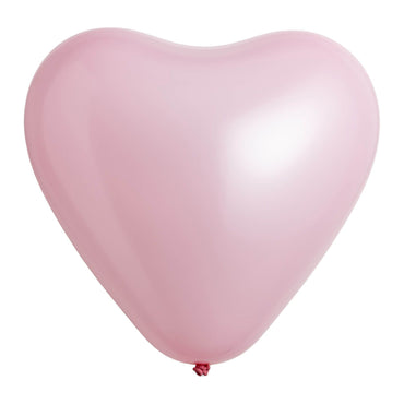 Pink Heart Standard Latex Balloons 11 in 50pcs