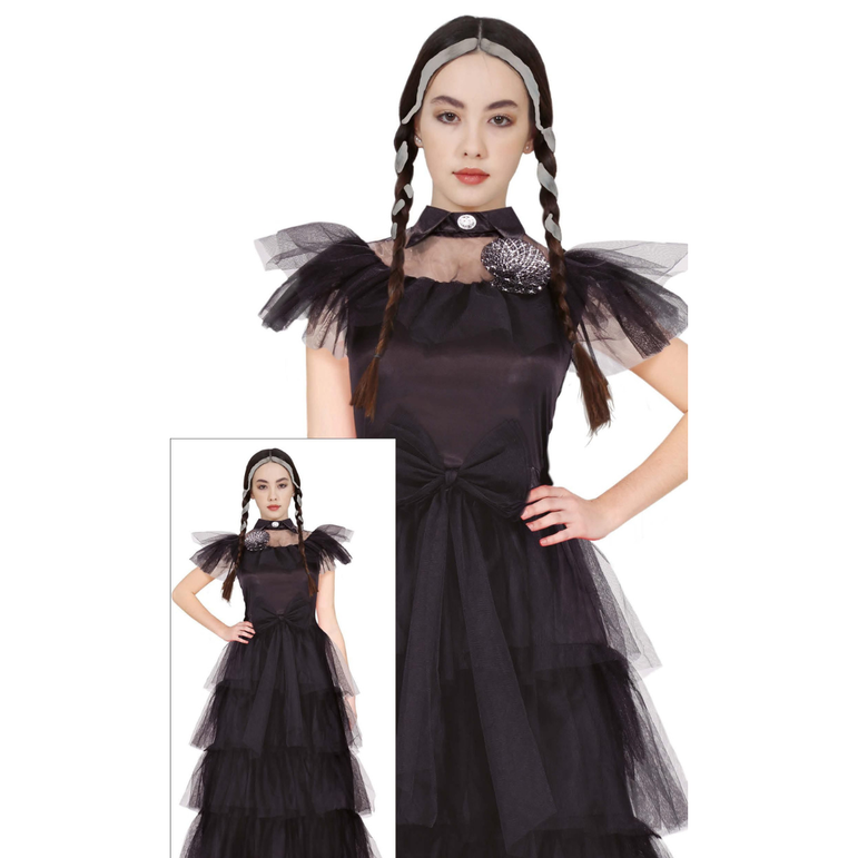 Teen Gothic Girl Night Queen Costume