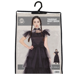 Teen Gothic Girl Night Queen Costume