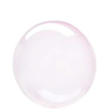 Light Pink Petite Crystal Clearz Balloon 25cm