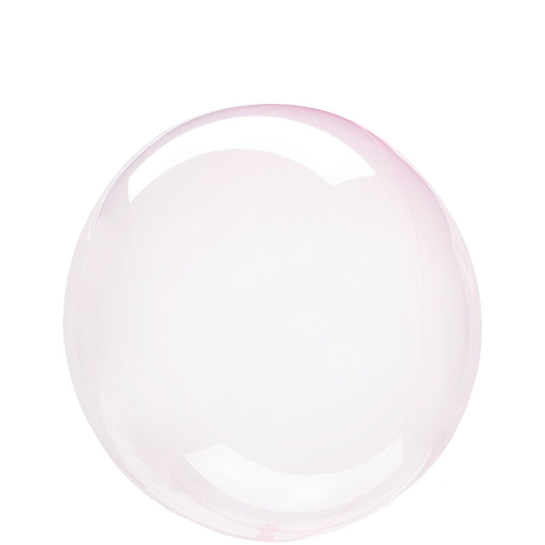 Light Pink Petite Crystal Clearz Balloon 25cm