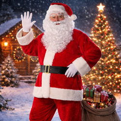Adult Plus Santa Suit Costume