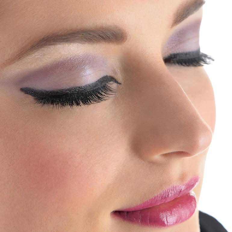 Adult Basic Fake Black Eyelashes One Size