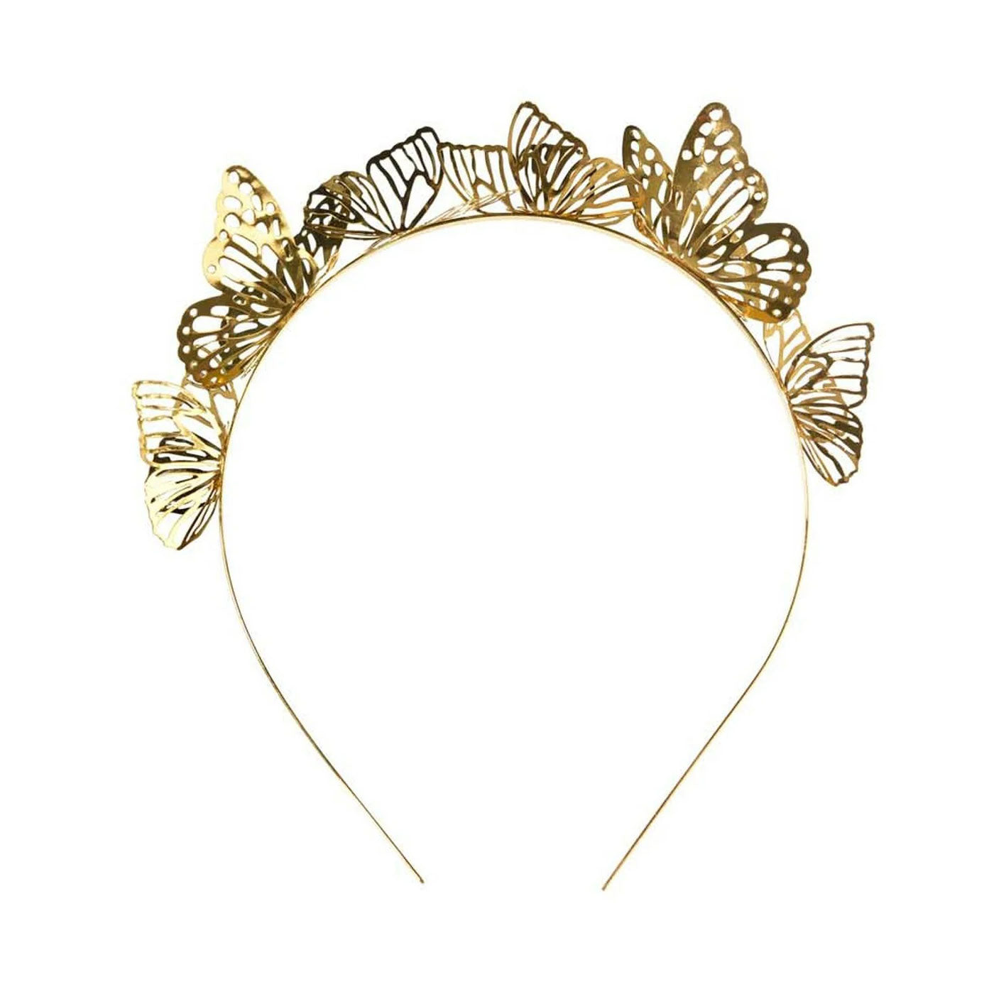 Adult Gold Butterfly Headband