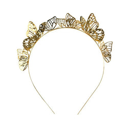 Adult Gold Butterfly Headband