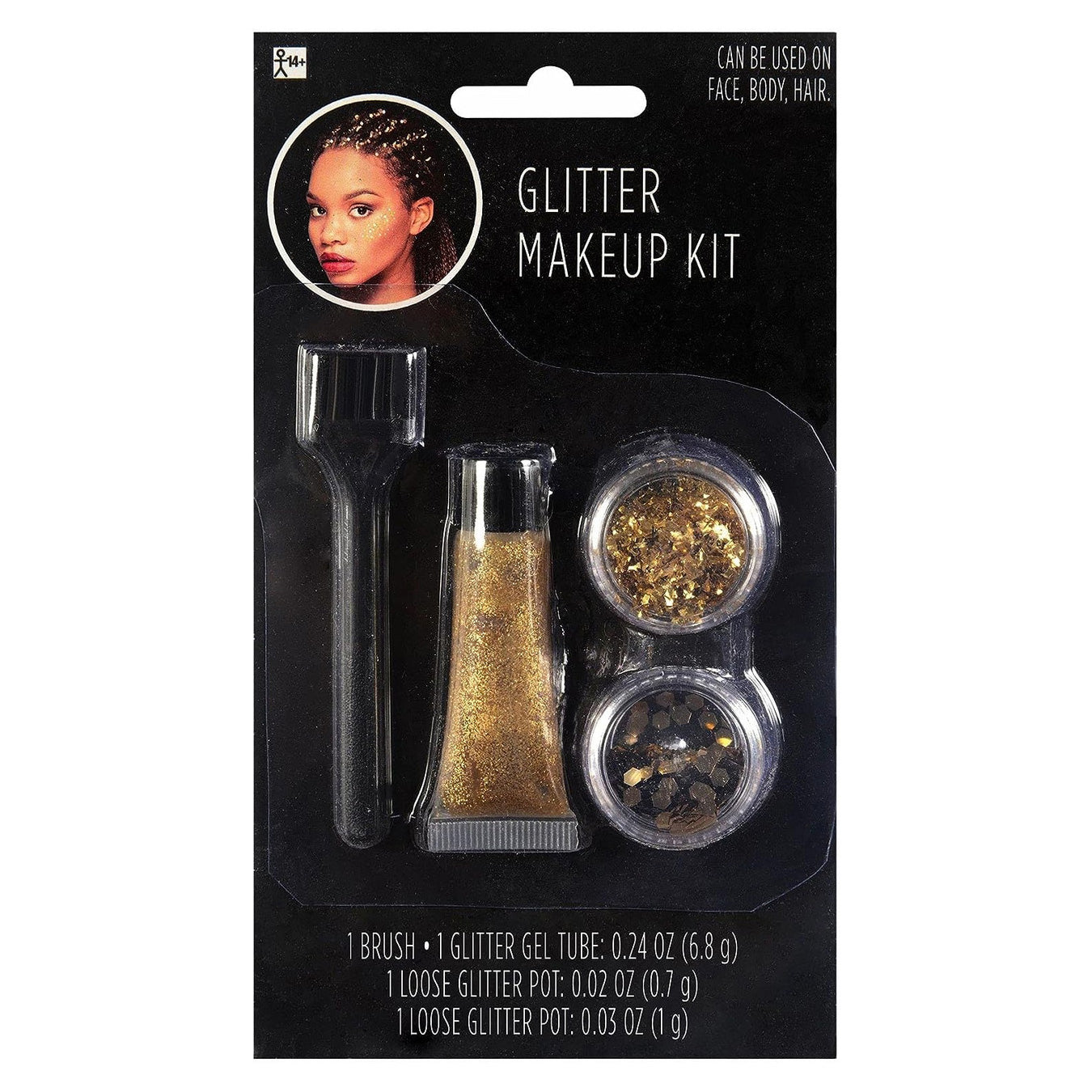 Gold Glitter Kit With Applicator