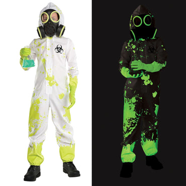 Child Glow Hazmat Costume