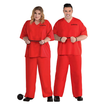 Adult Plus Size Incarcerated Unisex Costume