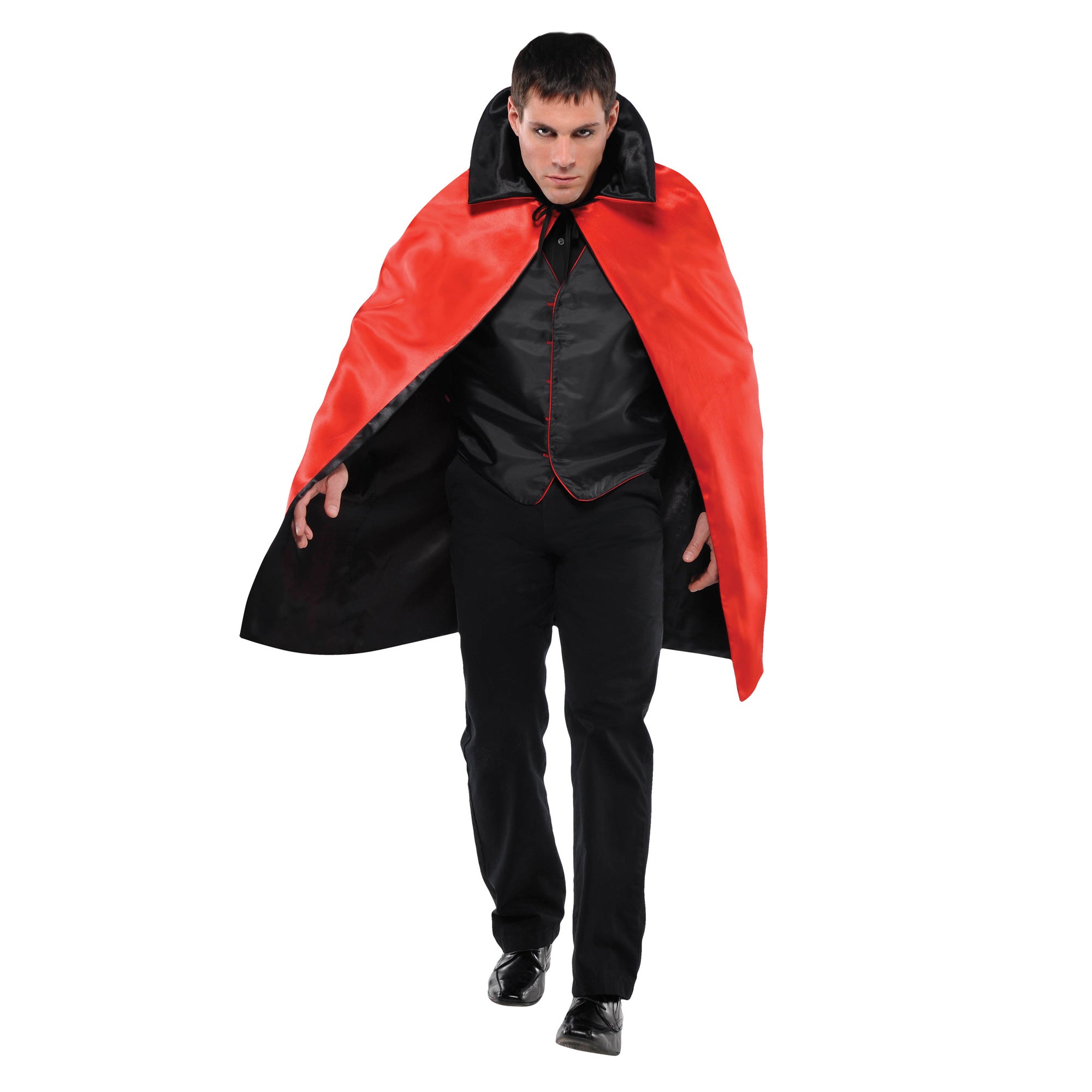 Mid-Length Two-Tone Collared Cape
