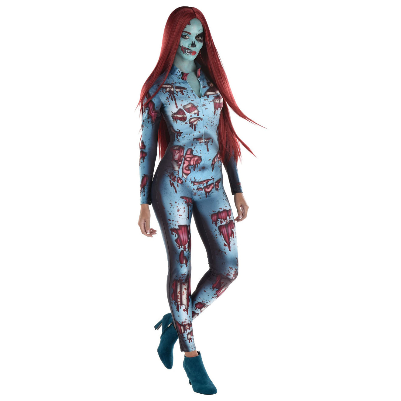 Adult Zombie Catsuit Dead Girl Costume