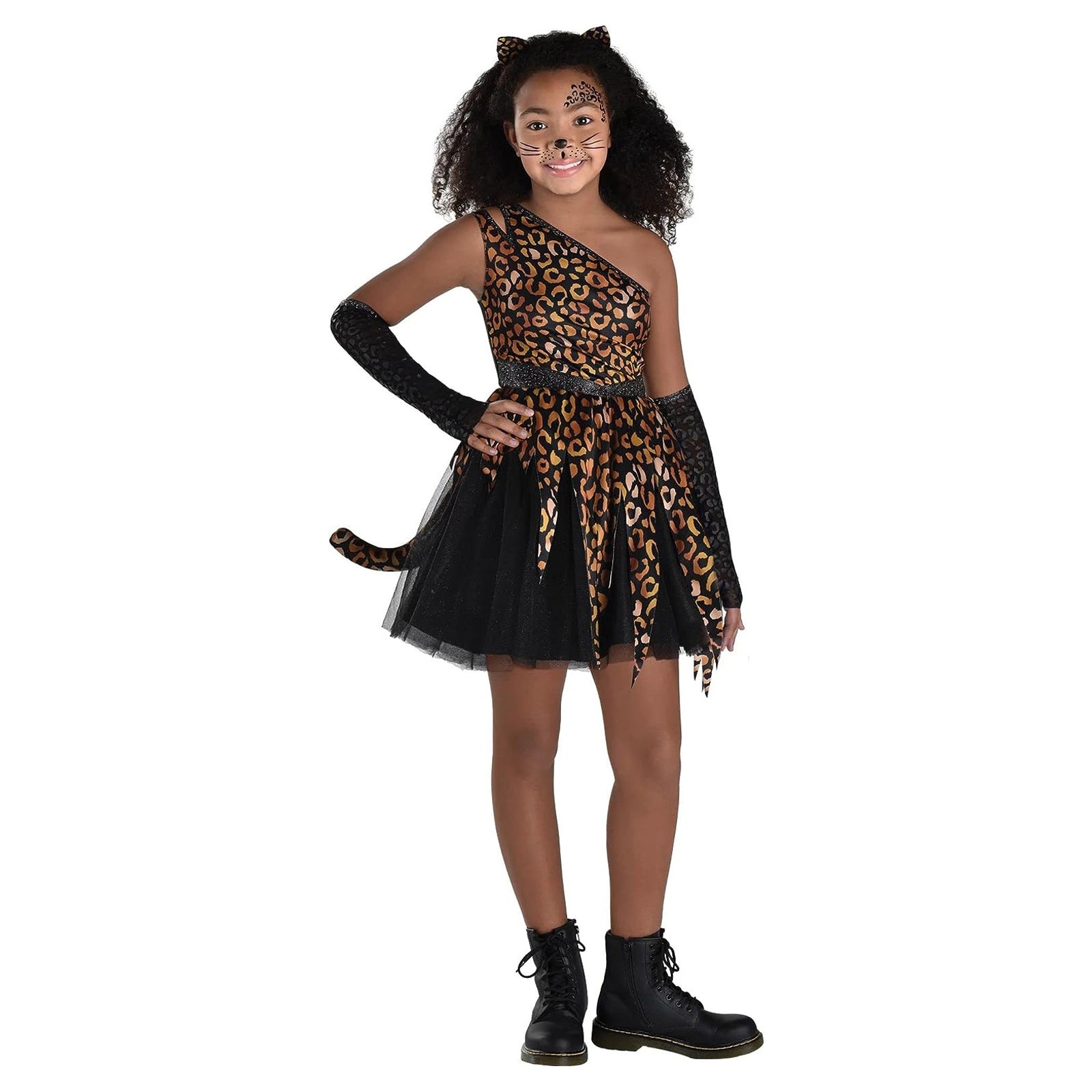 Child Leopard Girl Animal Costume