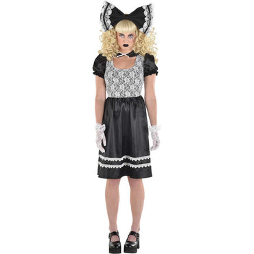 Dark Creepy Doll Dress L/Xl