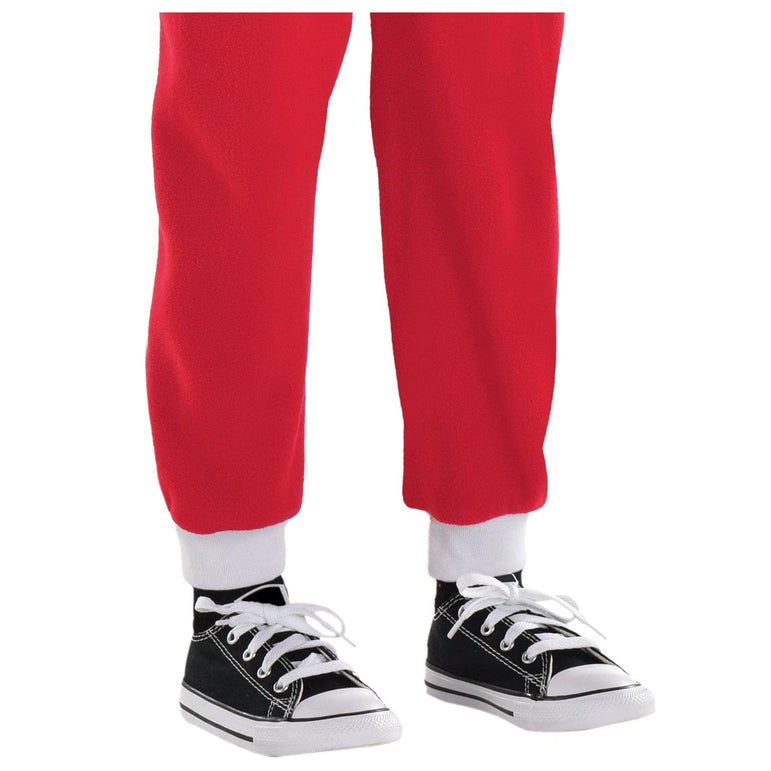 Child Santa Zipster with Removable Beard Costume