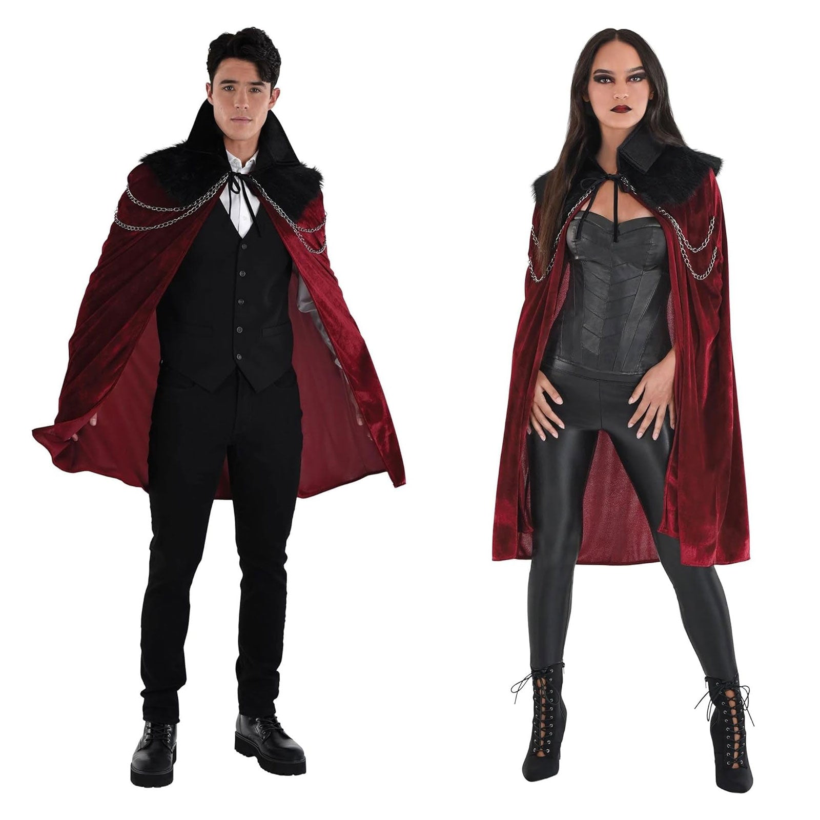 Adult Gothic Vampire Cloak One Size