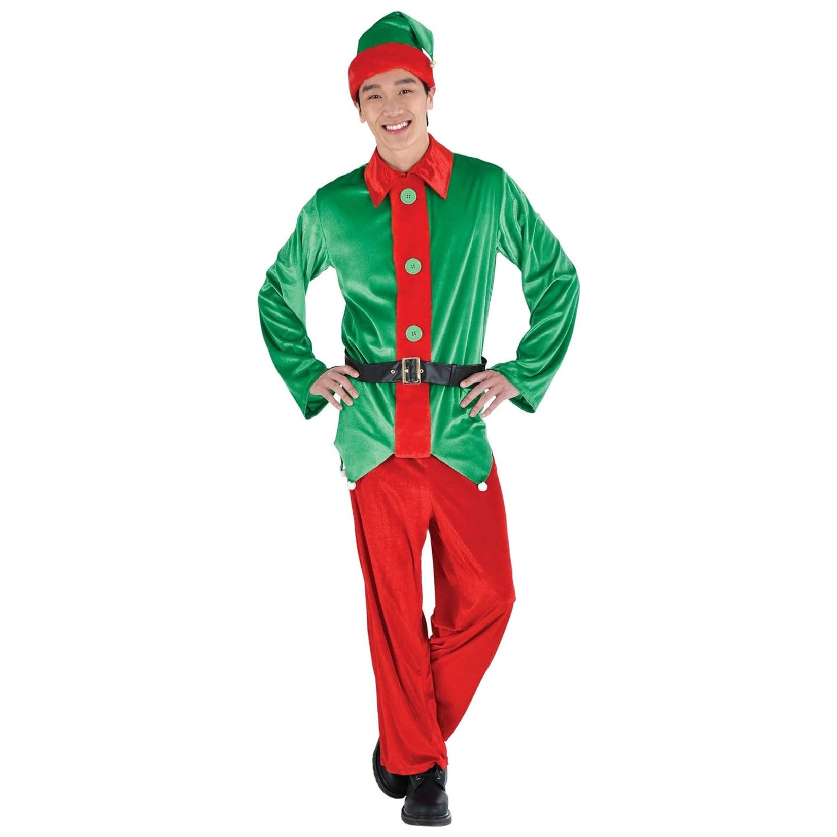 Adult Male Elf Christmas Costume