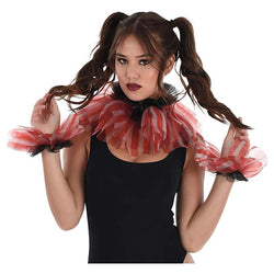 Adult Vintage Circus Collar and Cuffs Set