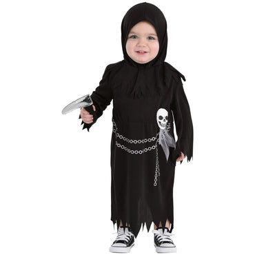 Infant Grim Reaper Skeleton Suit Costume