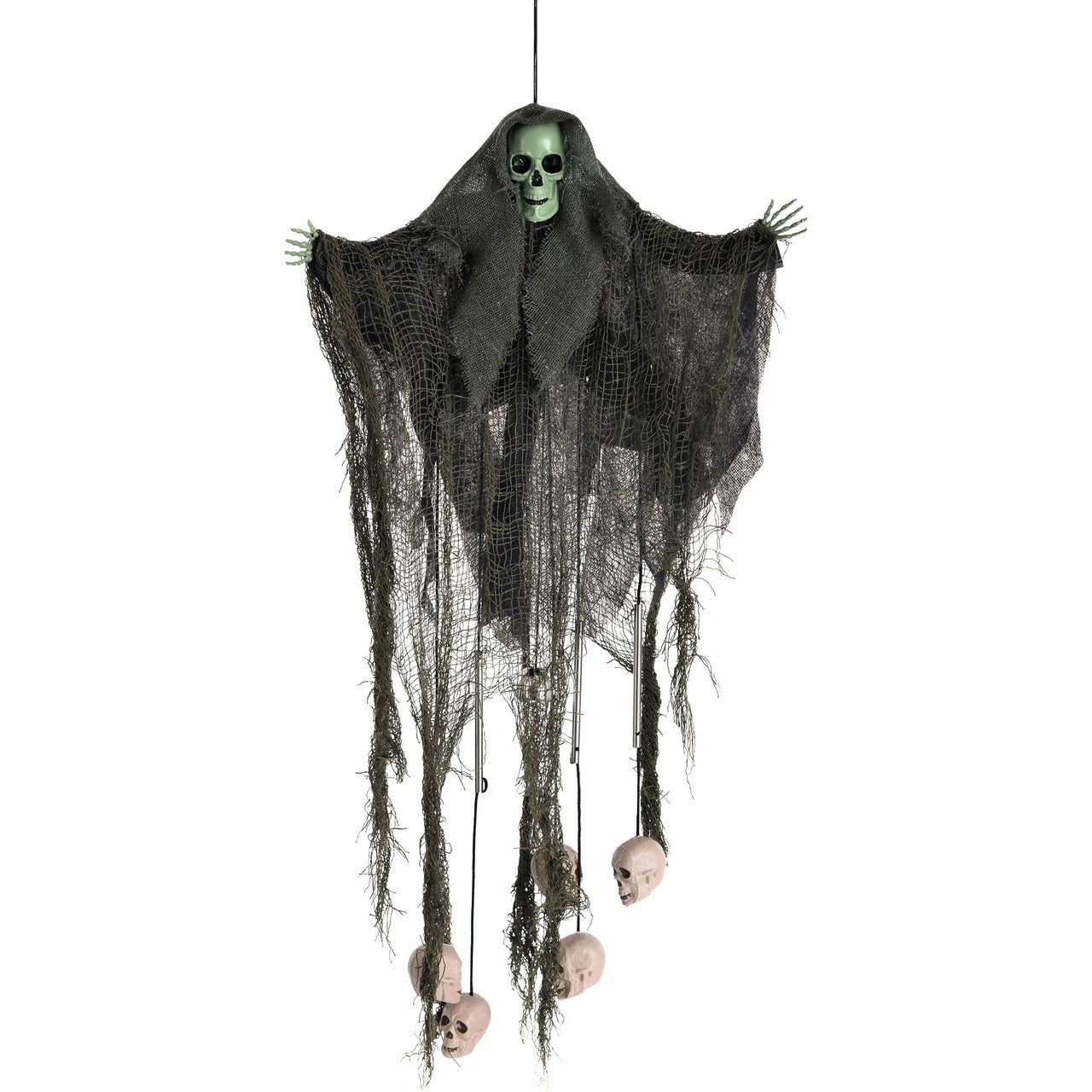 Mutated Forest Skull Windchime Hanging Decoration