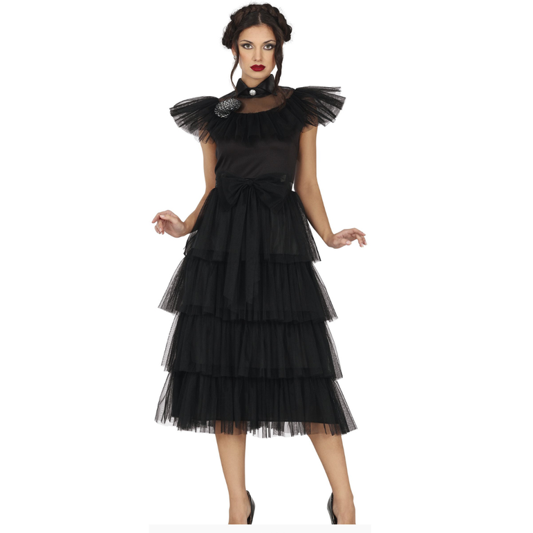 Adult Gothic Girl Night Queen Costume