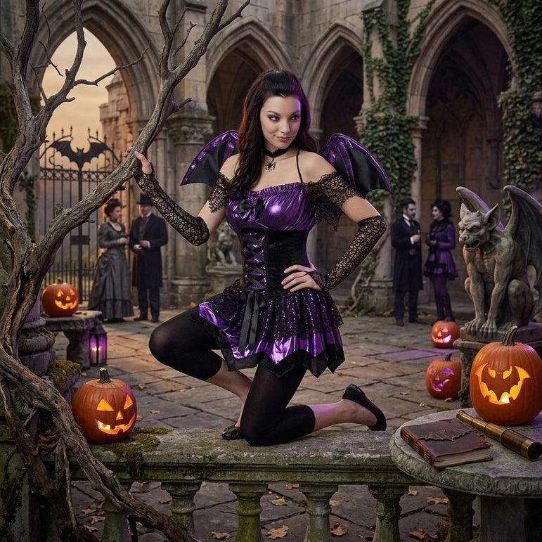 Teen Battitude Halloween Costume