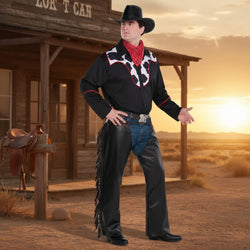Adult Plus Size Outlaw Western Costume